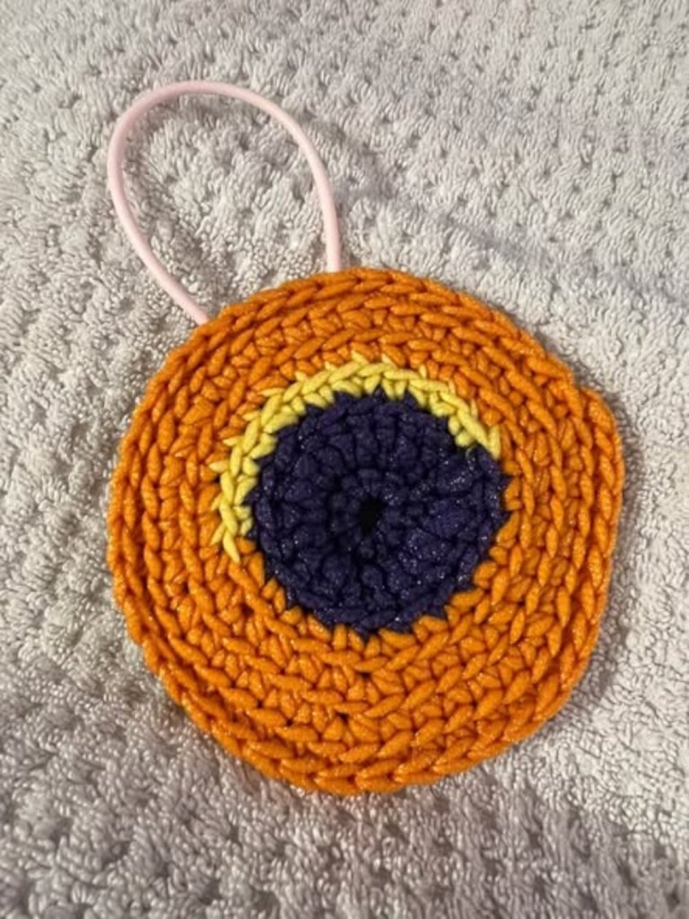 Body Exfoliator - Multi-Color - Washable - Made w/Scrubology Yarn (Designed for